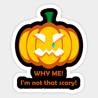Sad Halloween Quote T-Shirt Sticker